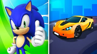Sonic Dash Vs Race Master 3D - Gameplay Speed Battle - Sonic Vs All Boss Gameplay screenshot 4