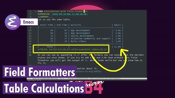 Org-mode - Field formatters in table calculations