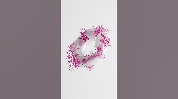 Presenting THE DONUT with a Twist #3d #animation #3danimation