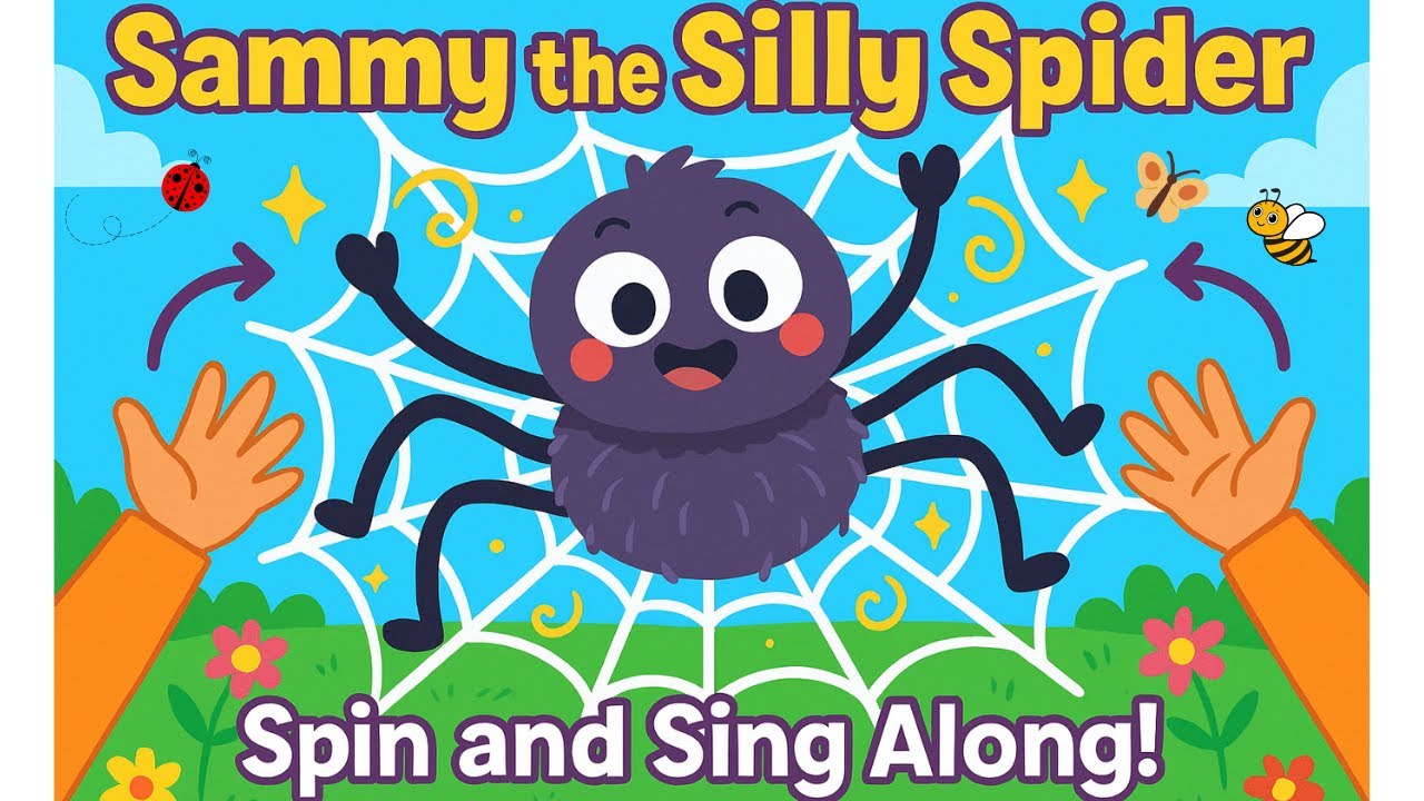 Sammy the Silly Spider 🕸️ | Fun Movement Song for Kids!