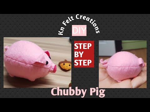 Video: How To Sew A Felt Pig