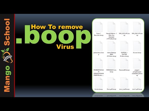 BOOP file virus ransomware [.boop] Removal and decrypt guide