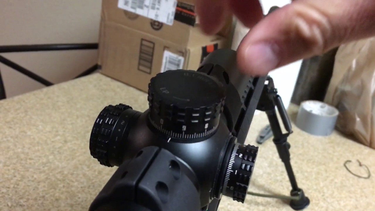 Burris XTR II 1-8x24 adjustment knobs