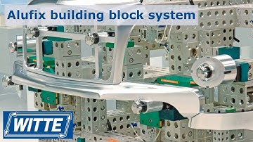 Alufix building block system - Assembly of a measuring fixture