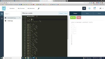 Python - Morse Code project