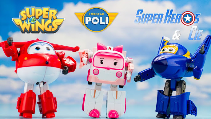 Super Wings Robocar Poli de Super Heros Et Compagnie - YouTube
