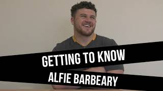 Getting to Know Alfie Barbeary