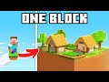 I build a house in minecraft oneblock CMf phone 1 gameplay Part 2