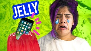 THEY SUBMERGED MY CELL PHONE IN JELLY!! | JOKES PLATICA POLINESIA - LOS POLINESIOS