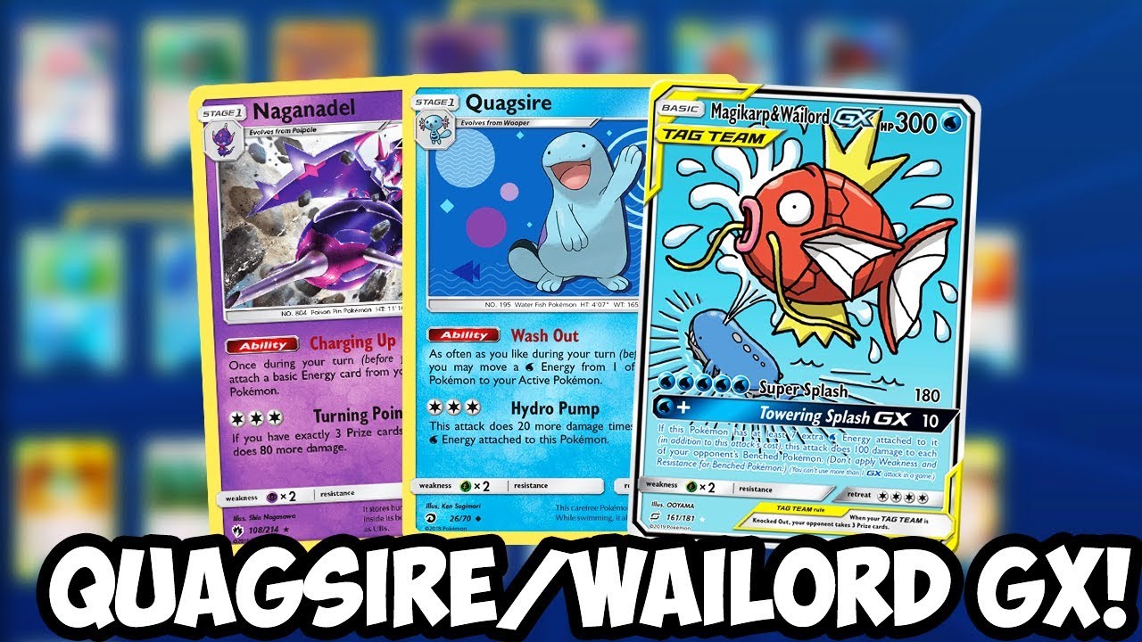 Quagsire/Naganadel Is Good Now! Ross Cawthon's Top 16 List! Towering Splash for Game PTCGO