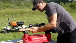 Shooting my Thompson Center Semi-Auto Rifle