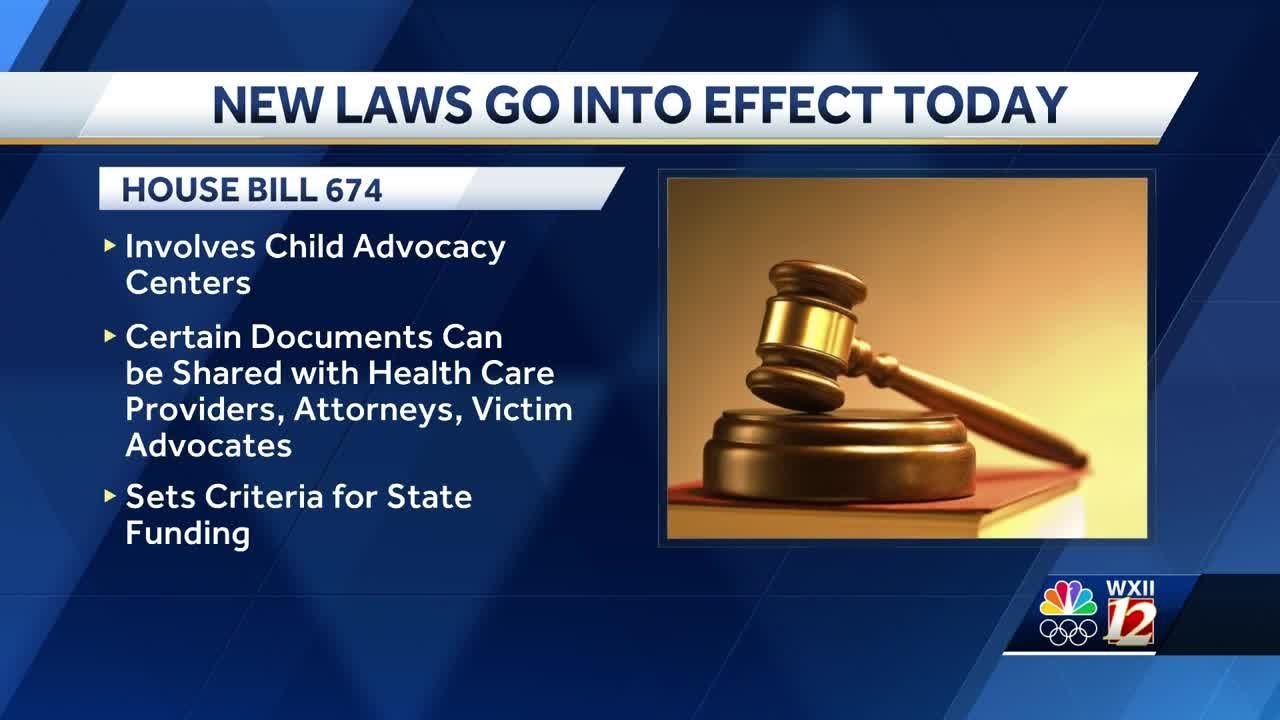 New laws take effect July 1 in NC - YouTube