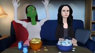 Cursed Plotagon Images with Minecraft Cave Sounds