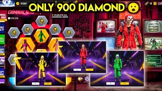 Criminal Bundle Ring Spin Trick 😮| free fire new event | ff new event | new event free fire