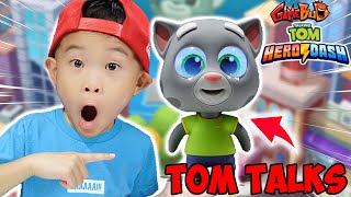 Gamebud Talking Tom Hero Dash Fun GAMING toys for Kids! screenshot 2