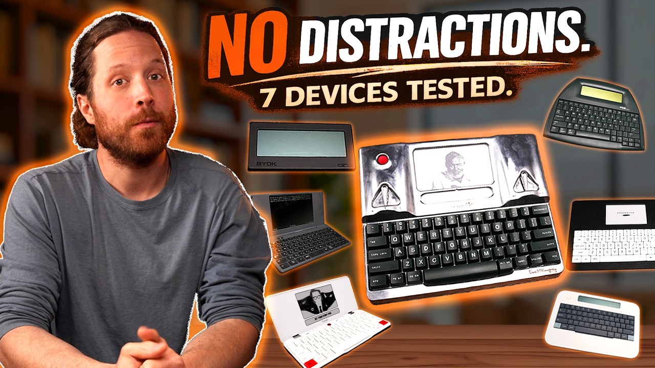 Distraction Free Writing Device