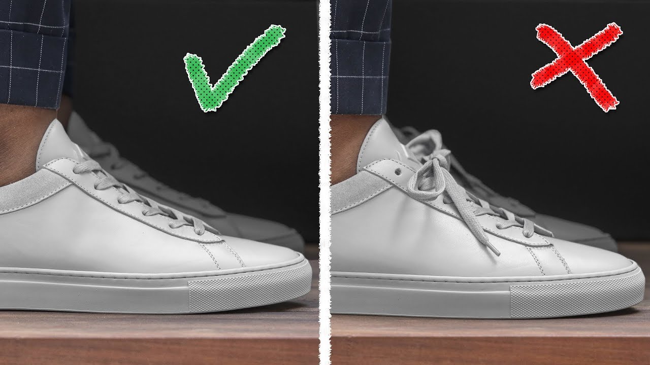 HOW TO HIDE YOUR LACES (Easy + Fast 