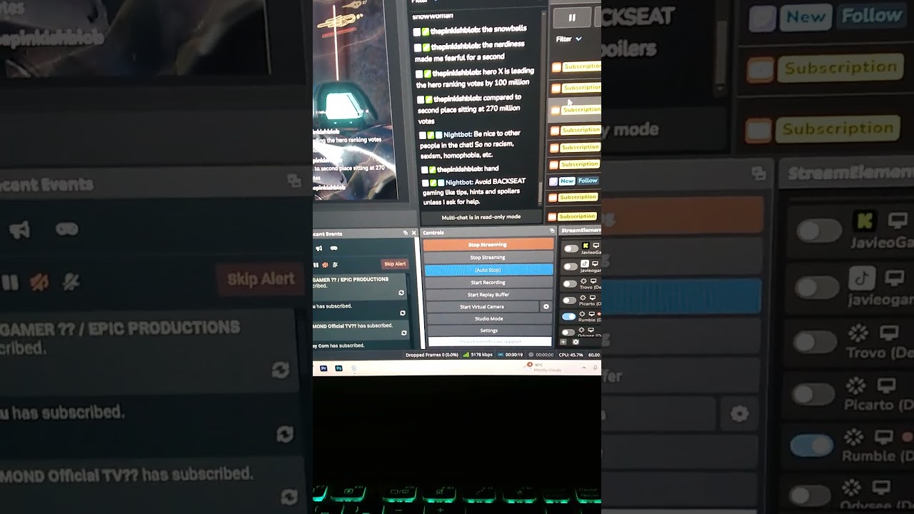 How OBS FPS drops work