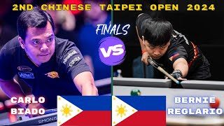 FINALS Carlo Biado vs Bernie Reglario 2nd Chinese Taipei Open 2024