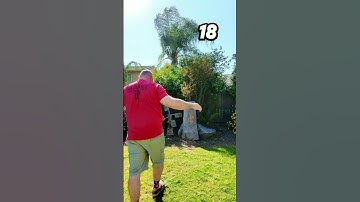 Practice makes perfect! 30 throws with the Prandi axes German style throwing hatchet!