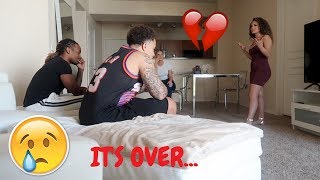 BREAKING UP WITH MY GIRLFRIEND IN FRONT OF CHARLES & ALYSSA FOREVER!!