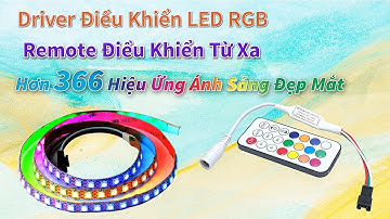 Bộ Driver Điều Khiển LED RGB Remote Hồng Ngoại WS2811 WS2812 UCS1903