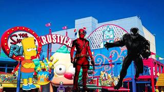 Bart Simpson Video Blog: Universal with Deadpool