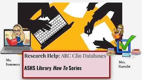 Research Help: ABC Clio Databases