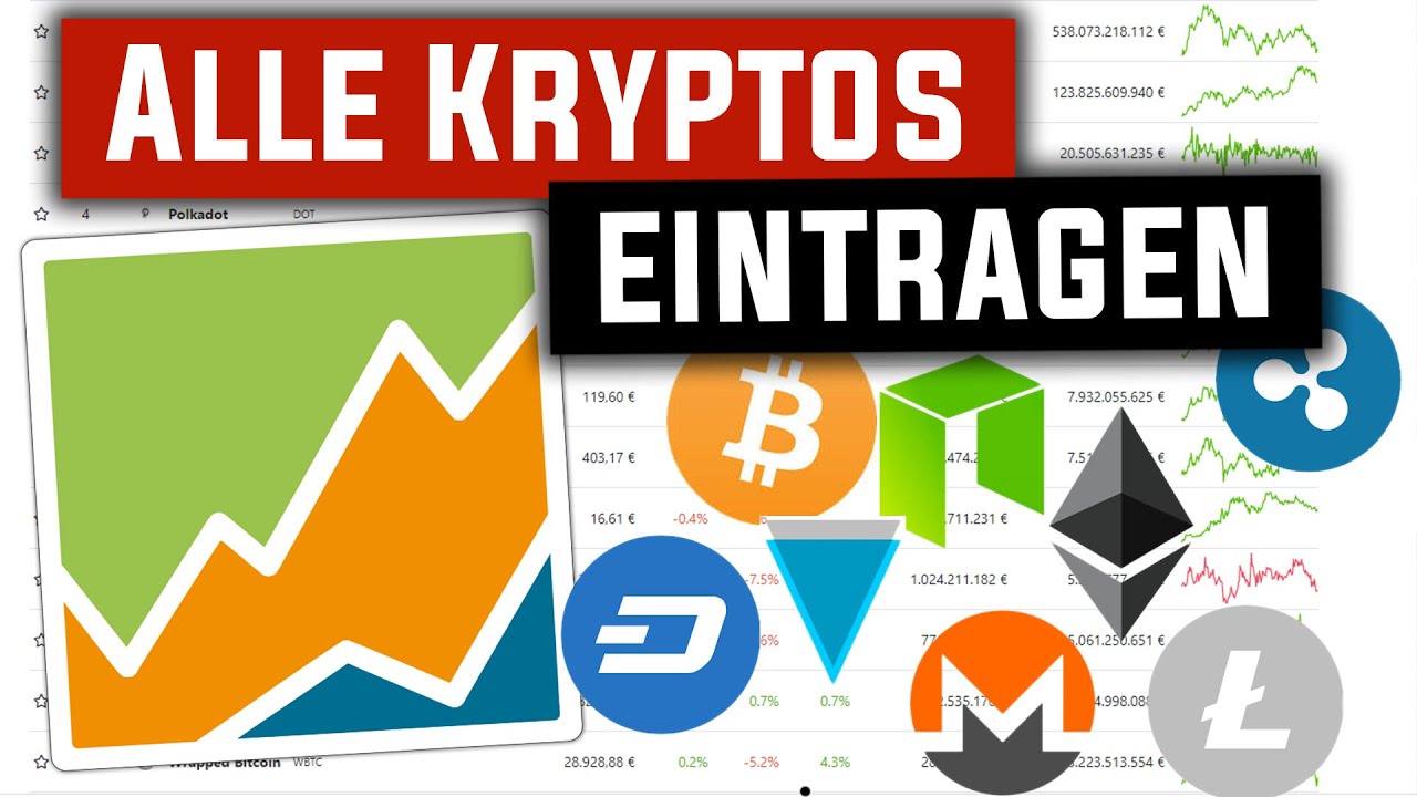 Kryptowährungen in Portfolio Performance eintragen - 2021 Version