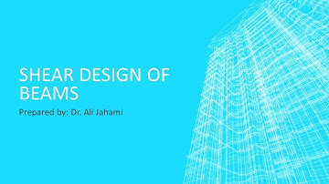 Shear design of beams - Solved Example