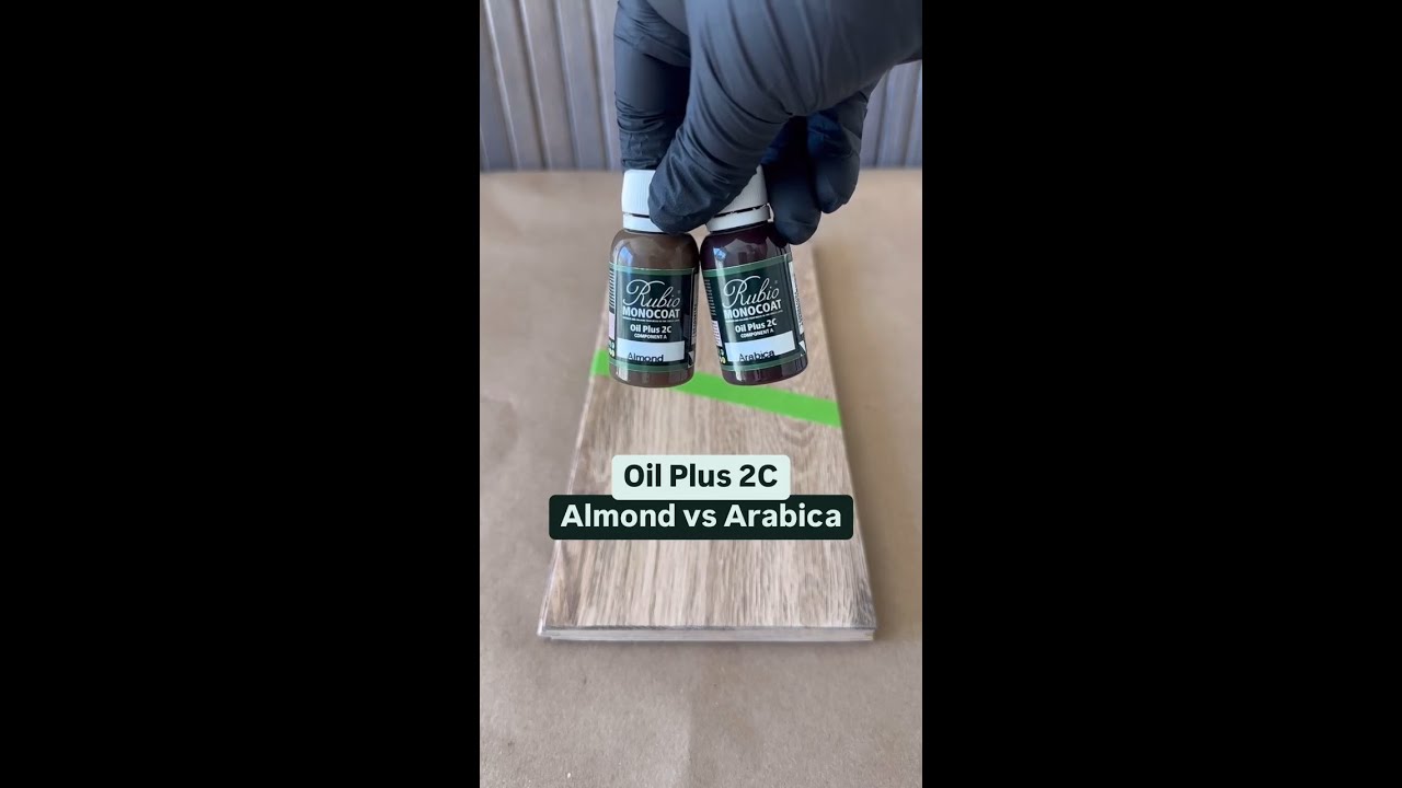 Let’s compare Oil Plus 2C “Almond” and “Arabica” side-by-side!