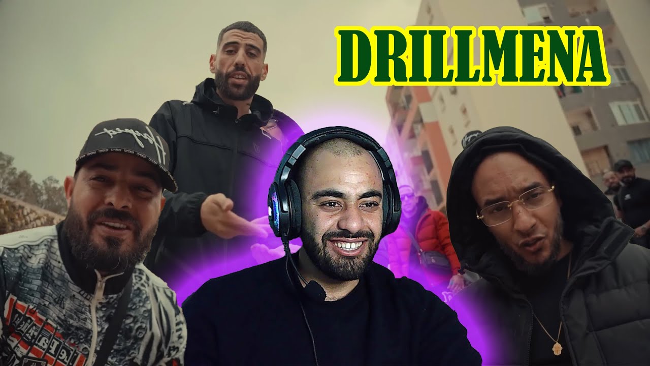 Reaction - G.G.A feat Didine Canon 16 , Mc Artisan - Drillmena (clip officiel)
