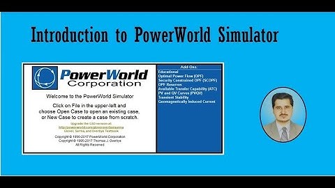 Introduction to PowerWorld Simulator