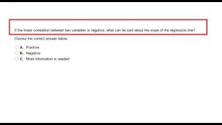 Famous If the linear correlation between two variables is negative, what can be said Profile