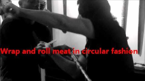 Stick and  Dagger 2 -  Espada Y Daga of Kali -Wrap en Roll - Lumpia style