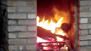 Funny beer can explosion in a fire