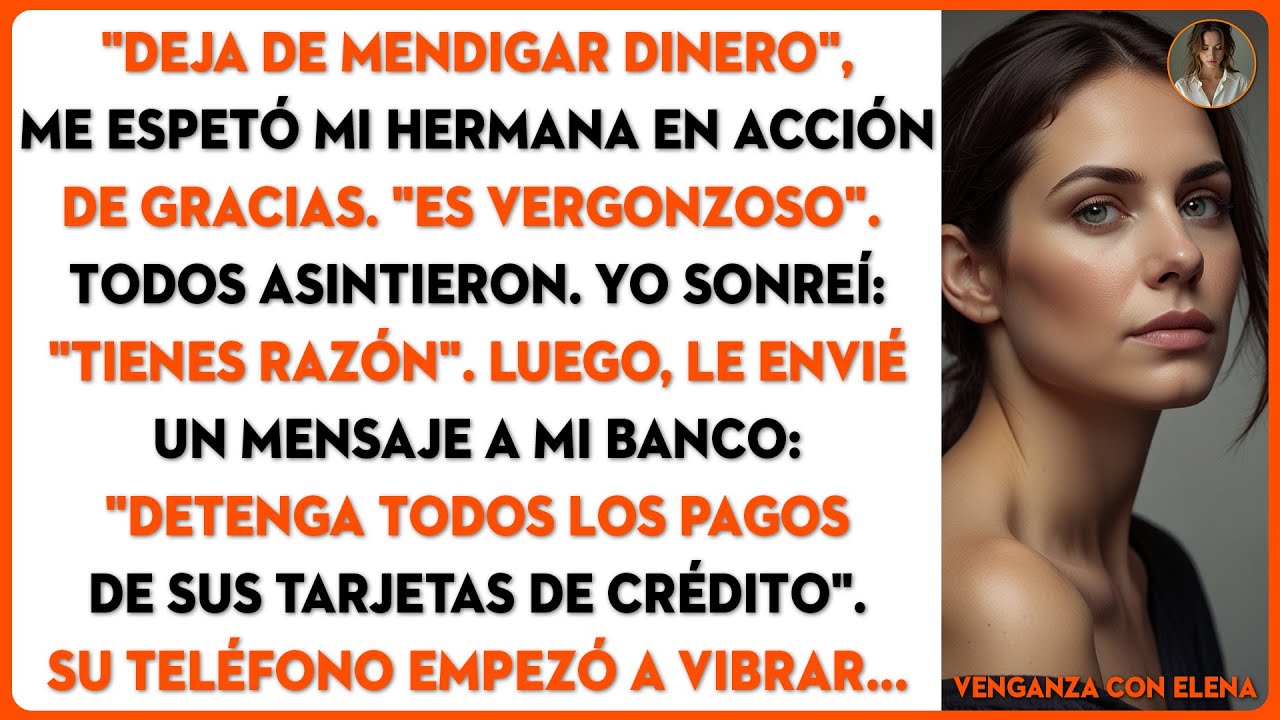 Mi hermana me dijo en Acción de Gracias: 