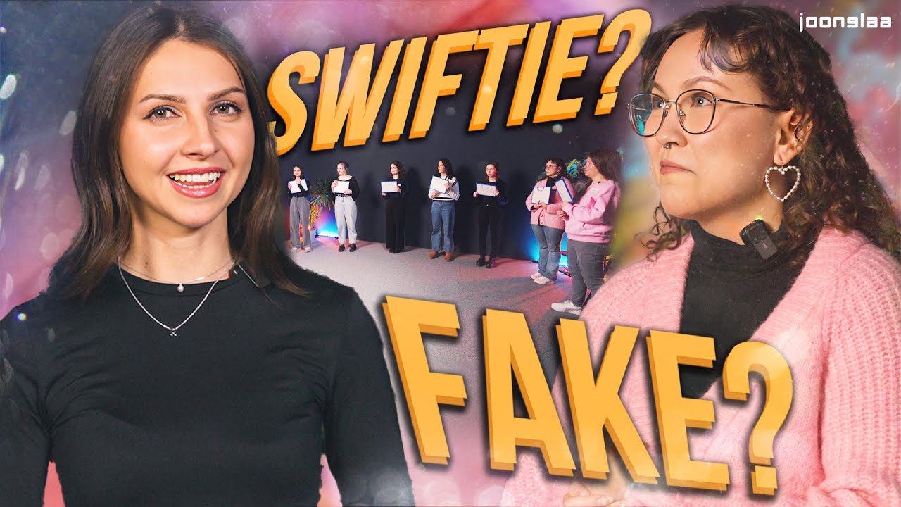 6 Fanic TAYLOR SWIFT vs 1 FAKE
