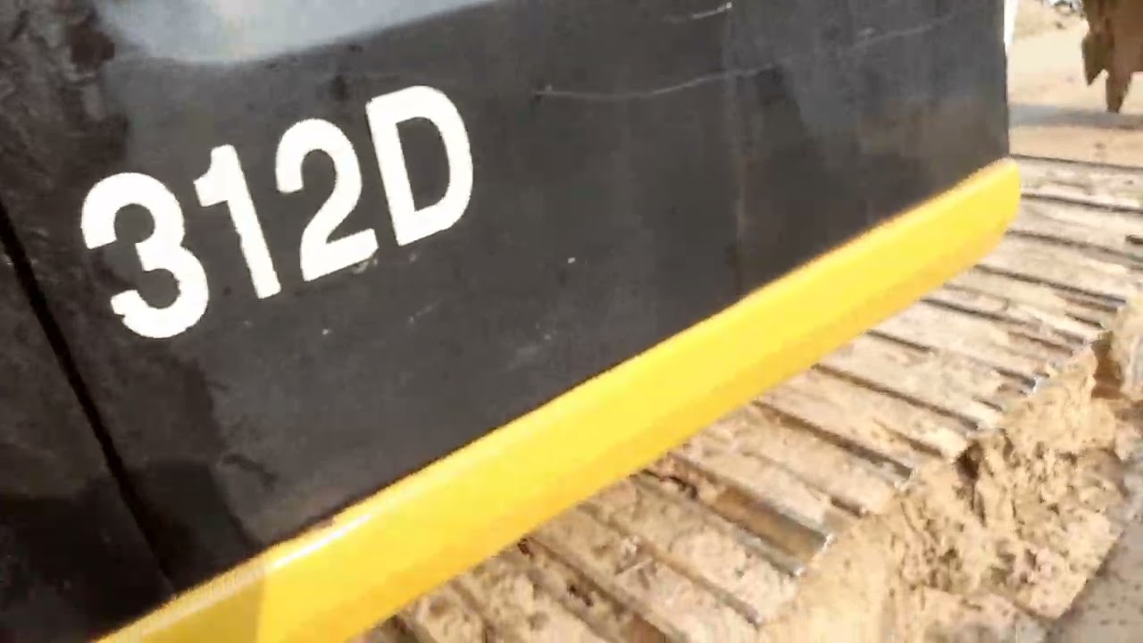 ซ่อมแบคโฮ  CAT312 V2  ร้อนแล้วช้า