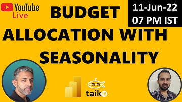 BUDGET ALLOCATION WITH SEASONALITY IN POWER BI DAX & POWER QUERY