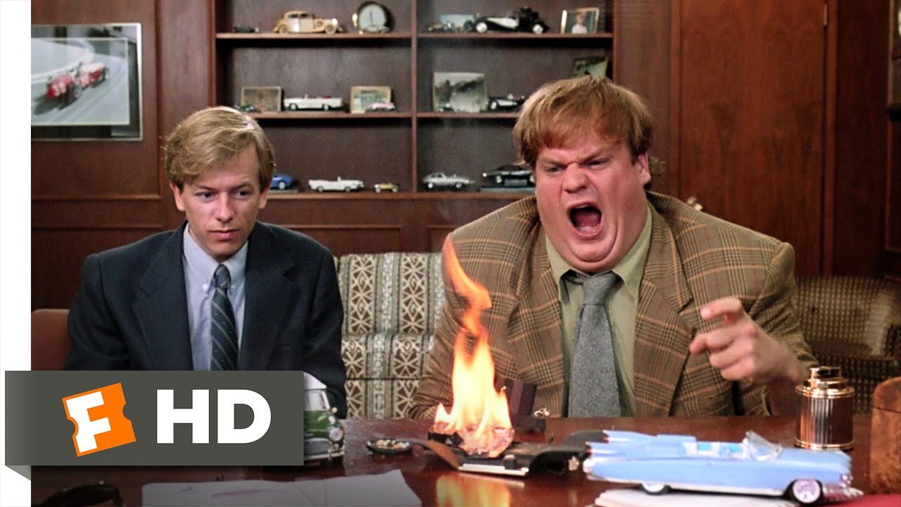 tommy boy, tommy boy clip, tommy boy clips, tommy boy car scene, ...