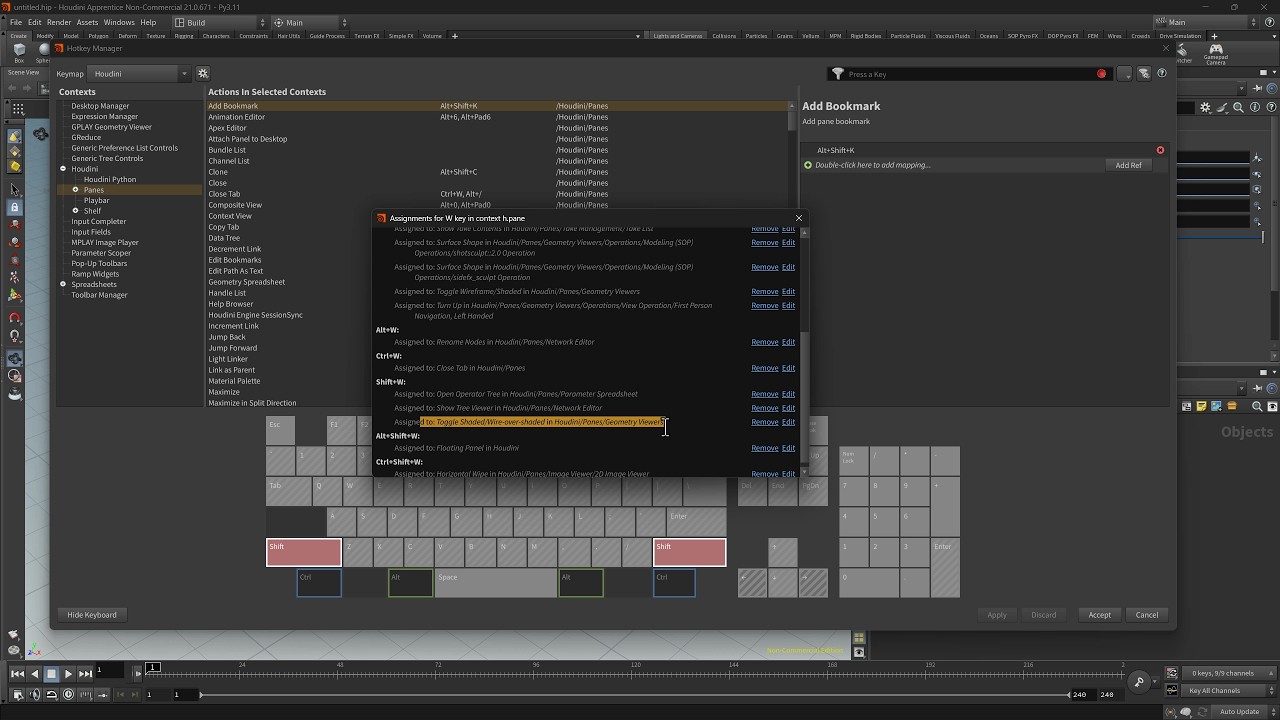 The Hotkey Manager in Houdini - YouTube