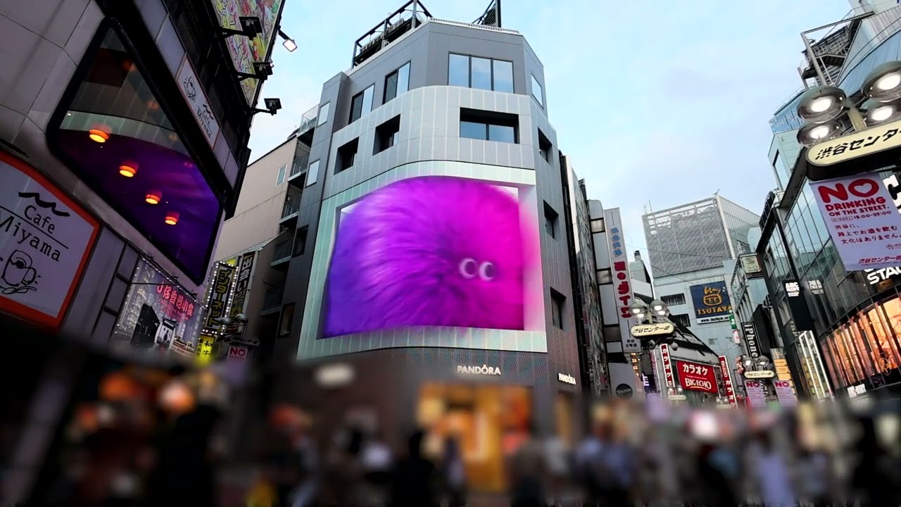 オリジナルプリント ヨコギアラオ　001_2 渋谷センター街　2005年 88グラフ 渋谷モアイ幻想 桜/ 東京幻想（直筆サイン入り / 限定24枚）