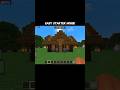 Best Starter House for Survival Mode 🏠 #minecraft