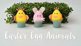 How to Make Animal Easter Eggs - Craft with Sizzix