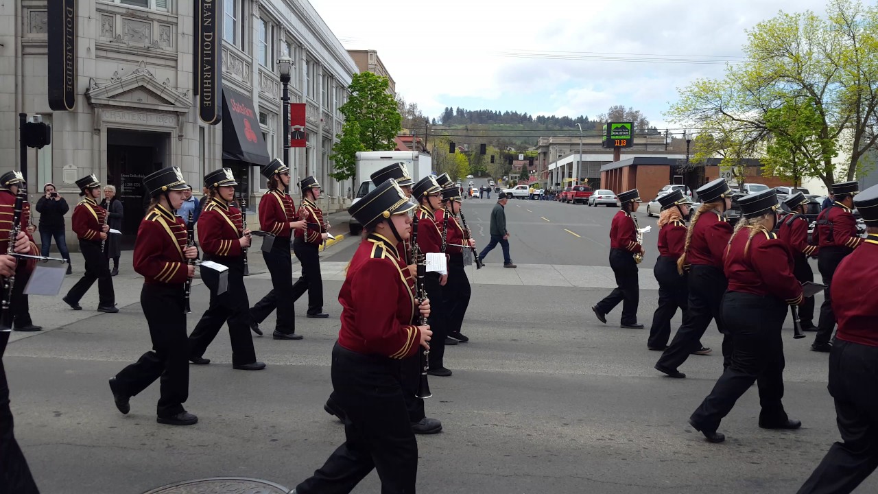 The Dalles Marching Band at Cherry Festival 2017 YouTube