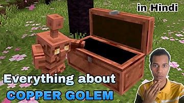 All about Copper Golem in Minecraft in Hindi | Full guide and Tutorial |