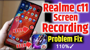 Realme c11 | realme c11 screen recording problem | screen recording problem solved realme c11
