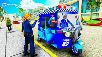 Police Tuk Tuk Auto Rickshaw Driving Game 20121 - Android Gameplay