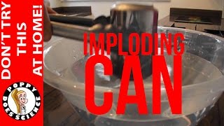 Imploding Can Air Pressure Experiment - Poppy Does Science
